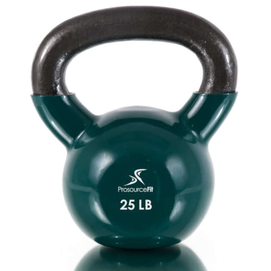 Kettlebell - Vinyl gecoate gietijzeren kettlebells voor full