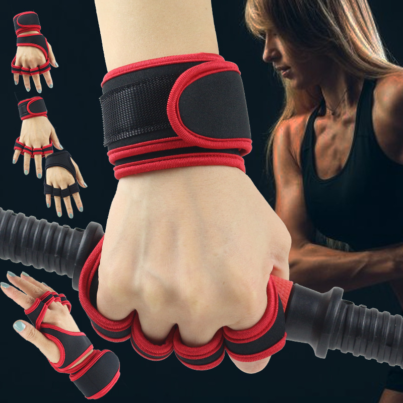 Weightlifting Gloves - Fitness Mannen Vrouwen Handschoenen Gym Gewichtheffen