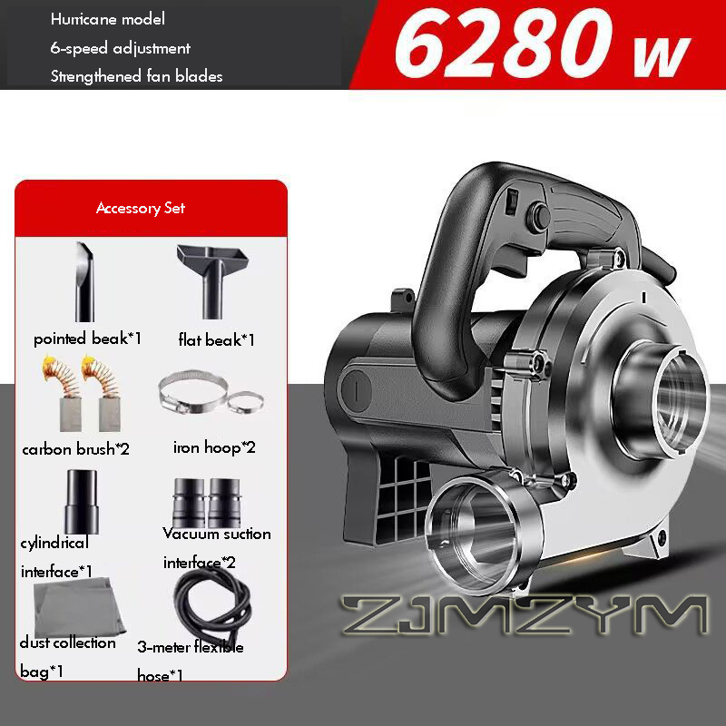 Crossfit Machine - 6280W 3M-6M-8M Industriële Stofafscheider High-Power Stofzuiger