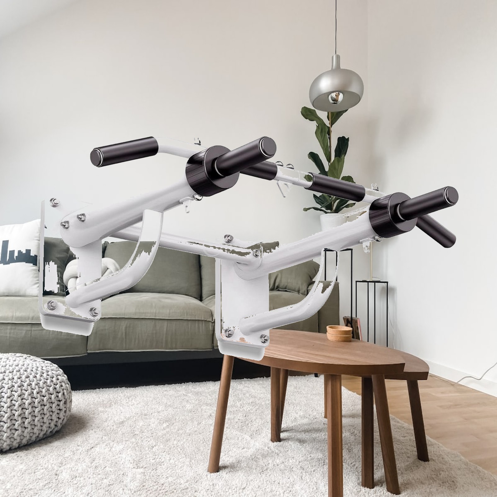 Pull Up Bar - Wandgemonteerde trekstang Lange levensduur Trekstang met