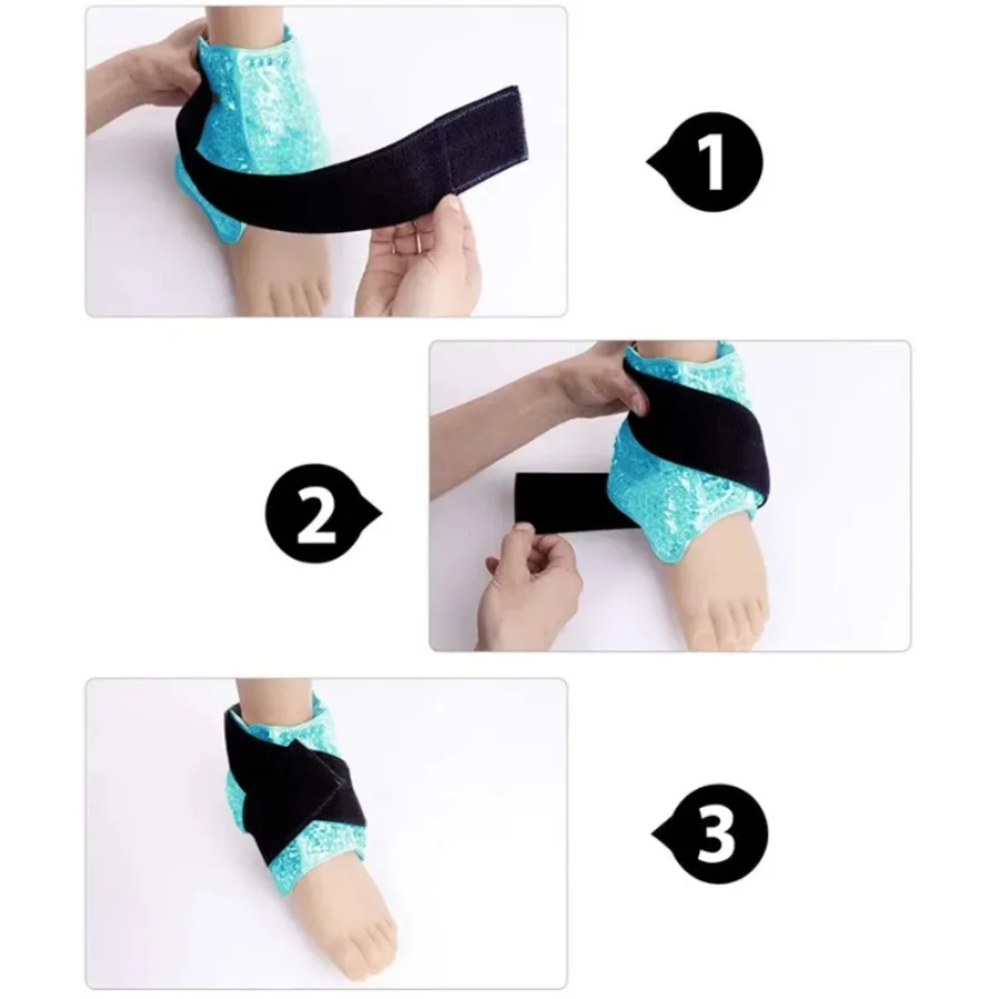 Wrist Wraps - Dubbelzijdige, zachte PVC-gel warmte- en koudecompressie,
