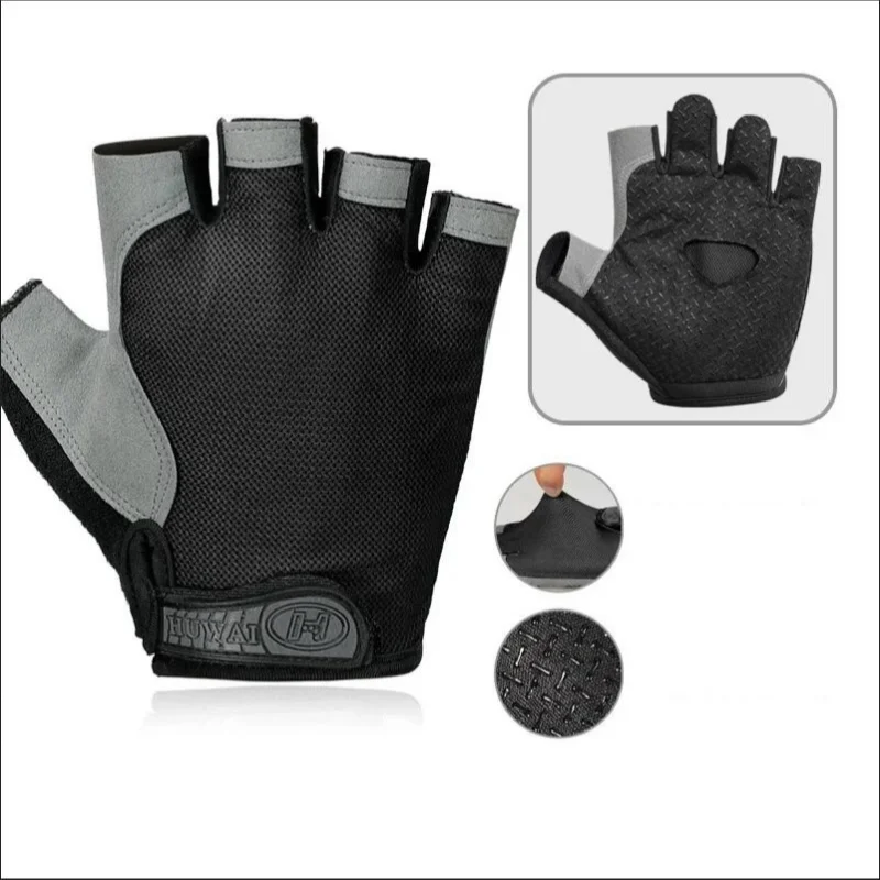 Weightlifting Gloves - Gymhandschoenen Vingerloze handschoenen Antislip Schokabsorberende ademende