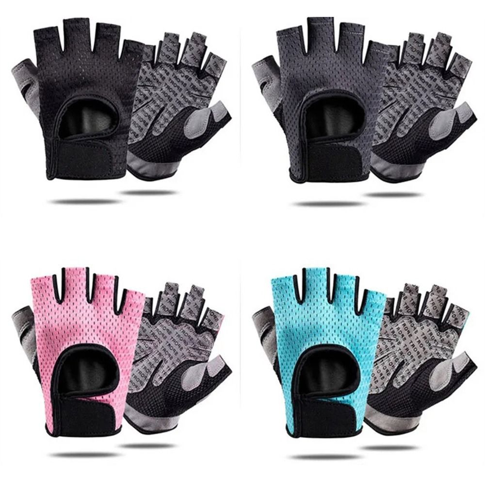 Weightlifting Gloves - Ademende gewichthefhandschoenen Gebogen open rug Schokbestendige