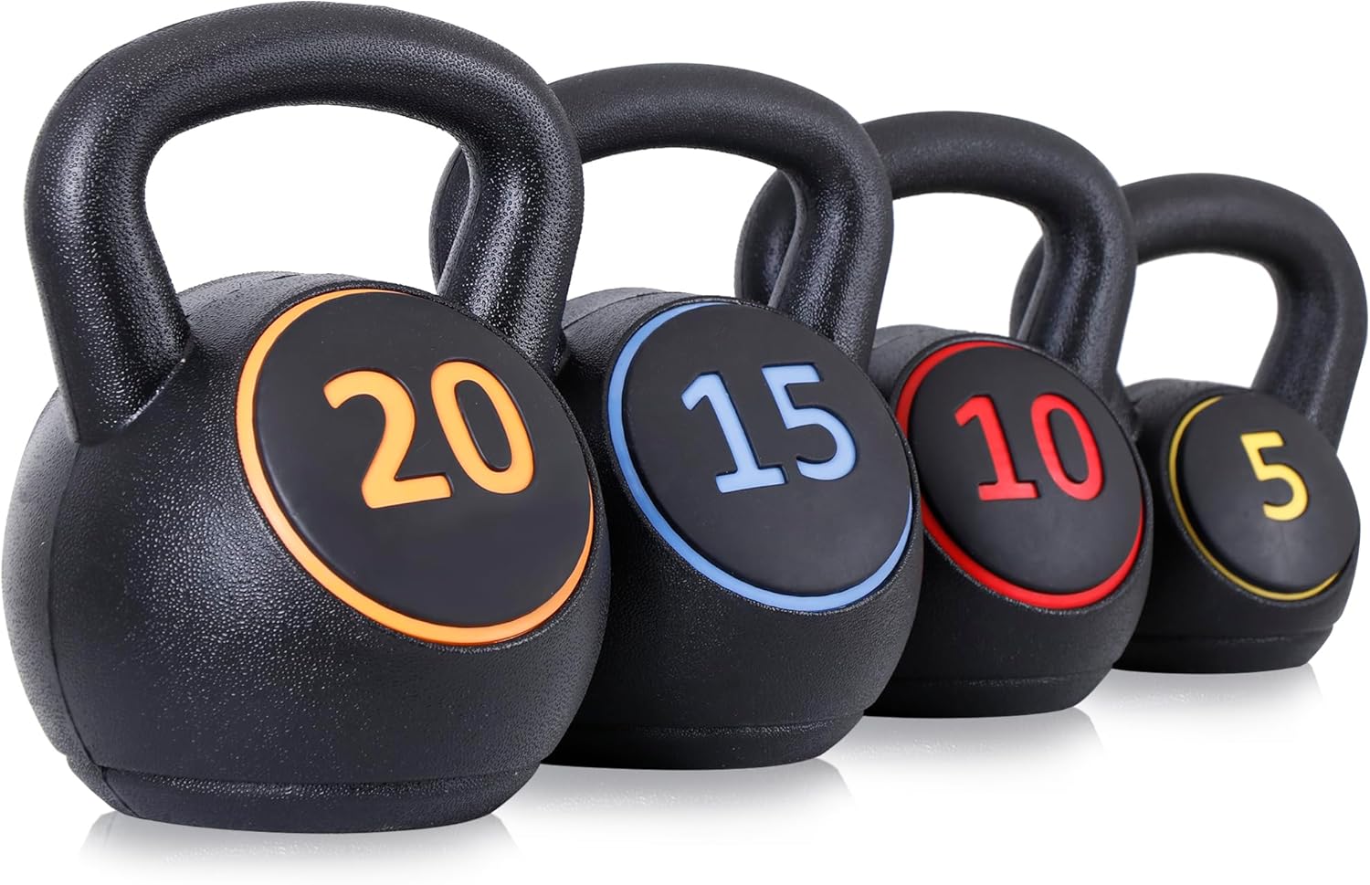 Kettlebell - Home HIIT Workout 4-delige kettlebell-gewichtenset, geen