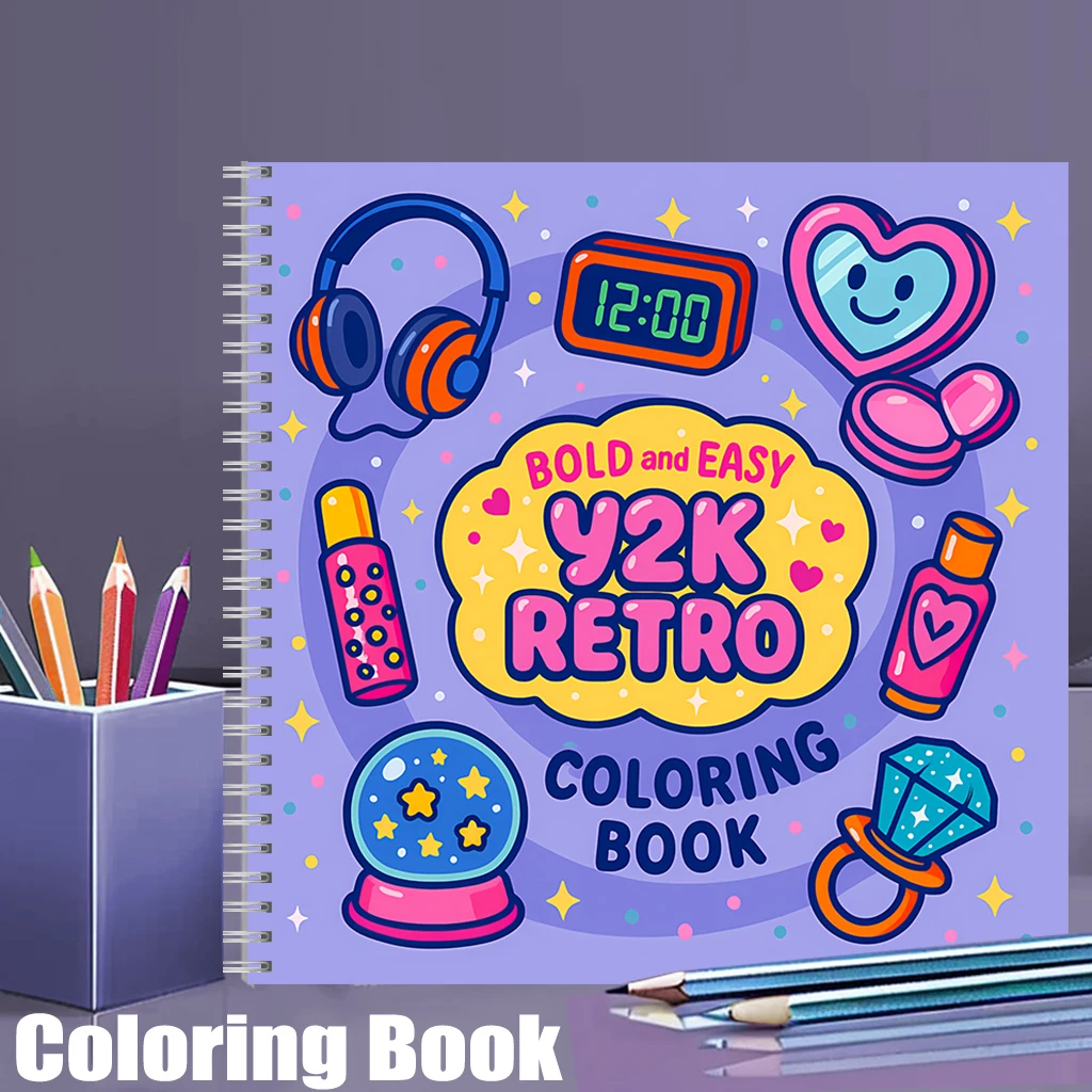 Eenvoudig retro kleurboek voor - Chalk Bag recensie en prijs