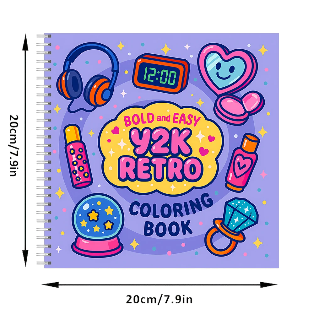 Eenvoudig retro kleurboek voor - Chalk Bag recensie en prijs