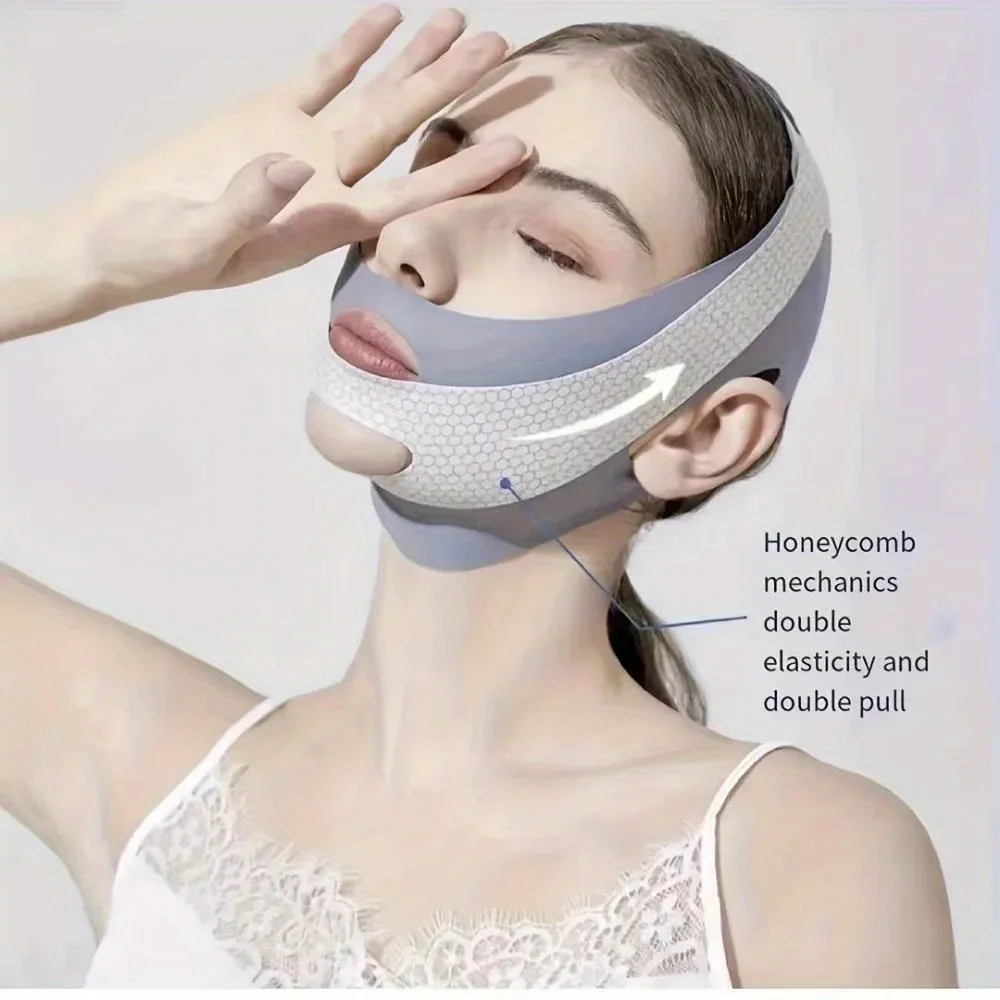 1pc Gezicht Afslanken Bandage  - Lifting Belt recensie en prijs