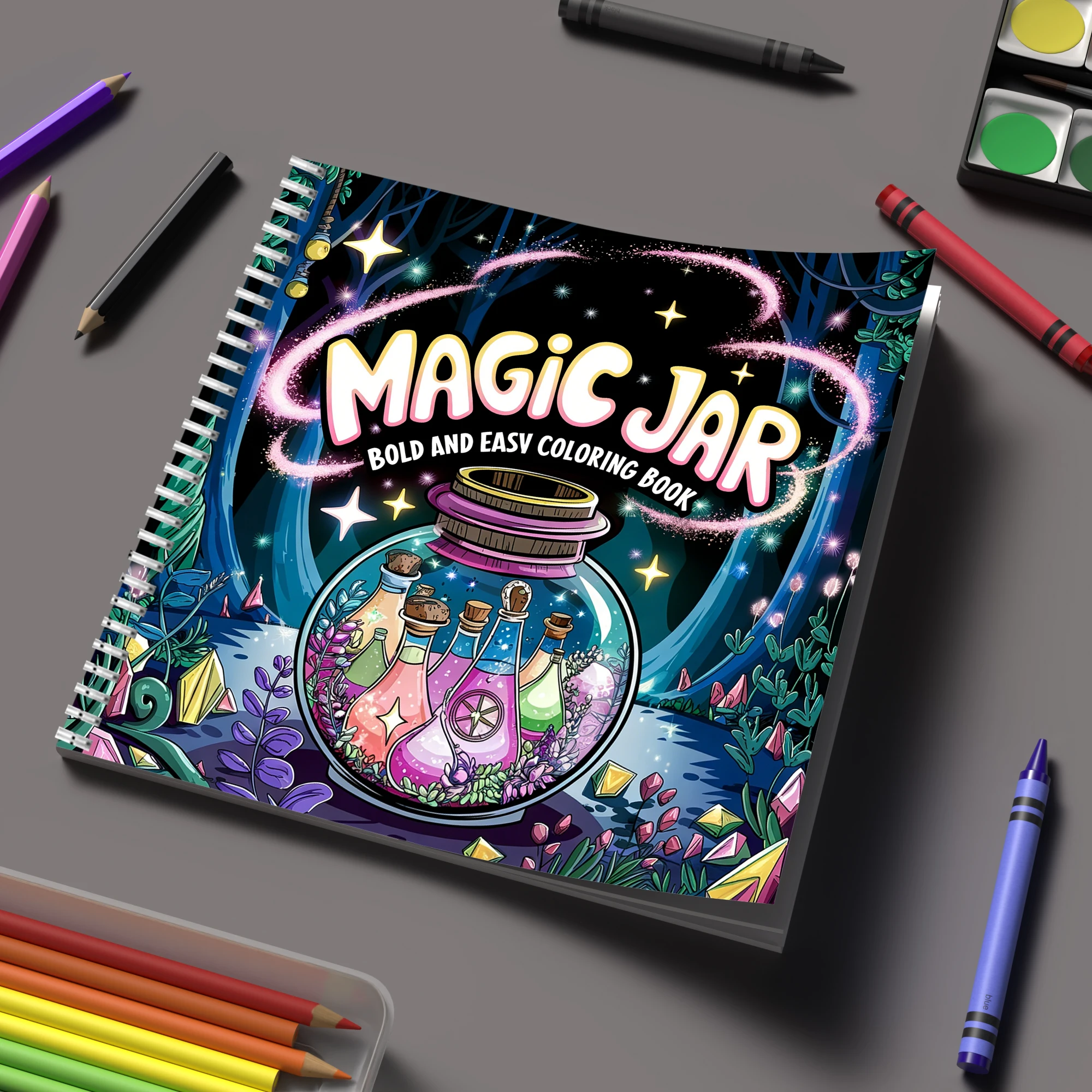 Kleurboek Magic Jar voor volwa - Chalk Bag recensie en prijs