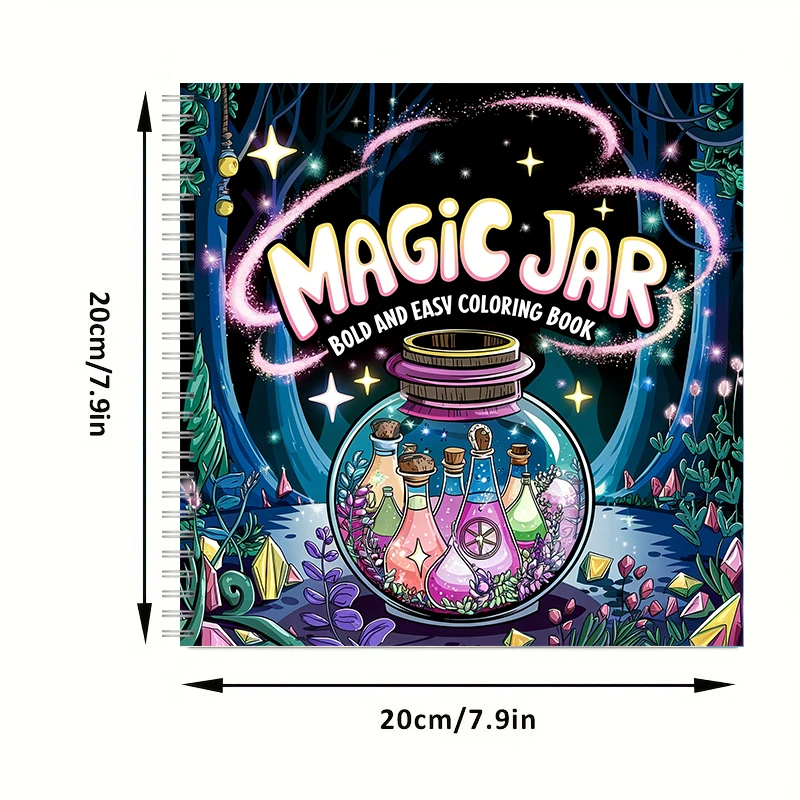 Kleurboek Magic Jar voor volwa - Chalk Bag recensie en prijs