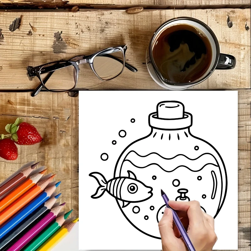 Kleurboek Magic Jar voor volwa - Chalk Bag recensie en prijs