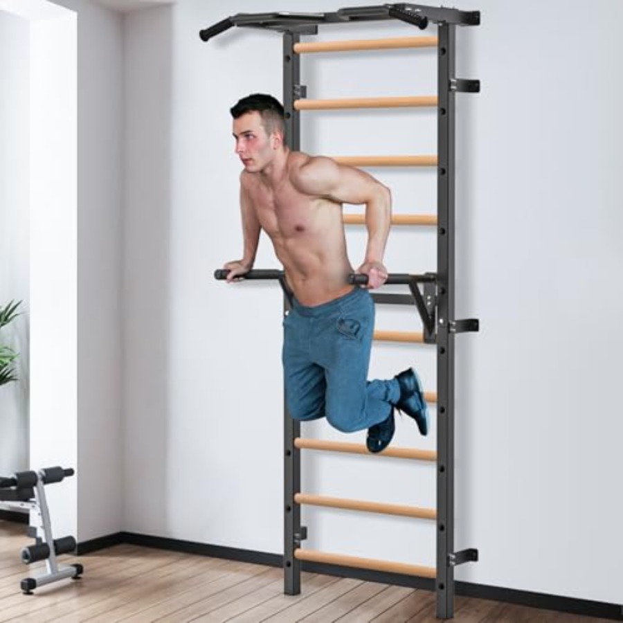 Wandgemonteerde gymnastiekladd - Pull Up Bar recensie en prijs