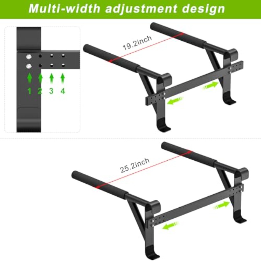 Wandgemonteerde gymnastiekladd - Pull Up Bar recensie en prijs