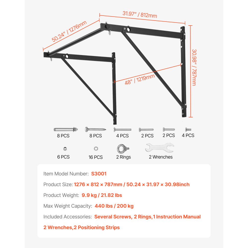 Ye Wandgemonteerde Heavy Duty  - Pull Up Bar recensie en prijs