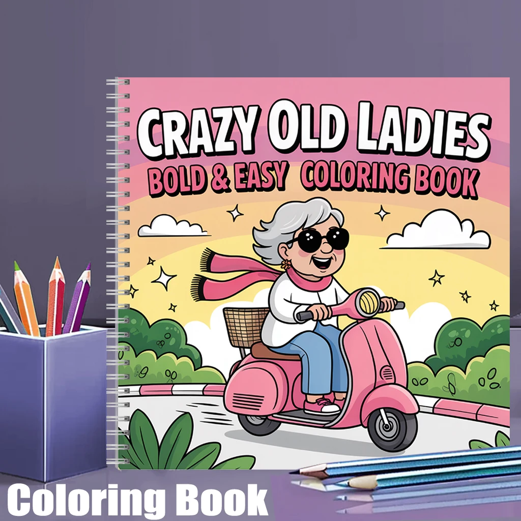 Crazy Old Ladies kleurboek voo - Chalk Bag recensie en prijs