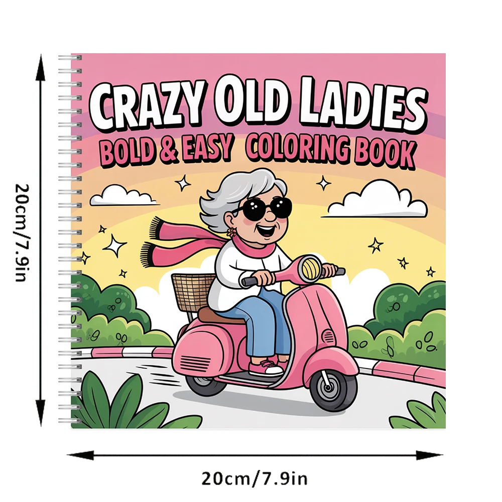 Crazy Old Ladies kleurboek voo - Chalk Bag recensie en prijs
