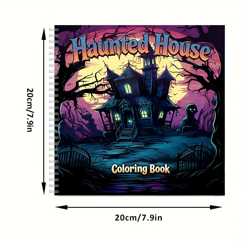 Spookhuis kleurboek voor volwa - Chalk Bag recensie en prijs