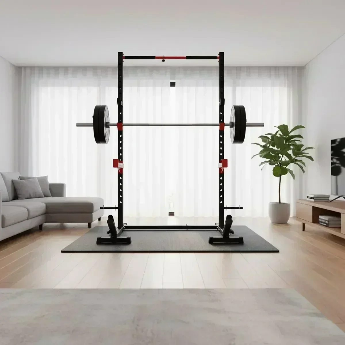 Verstelbaar Home Gym Squat Rac - Pull Up Bar recensie en prijs