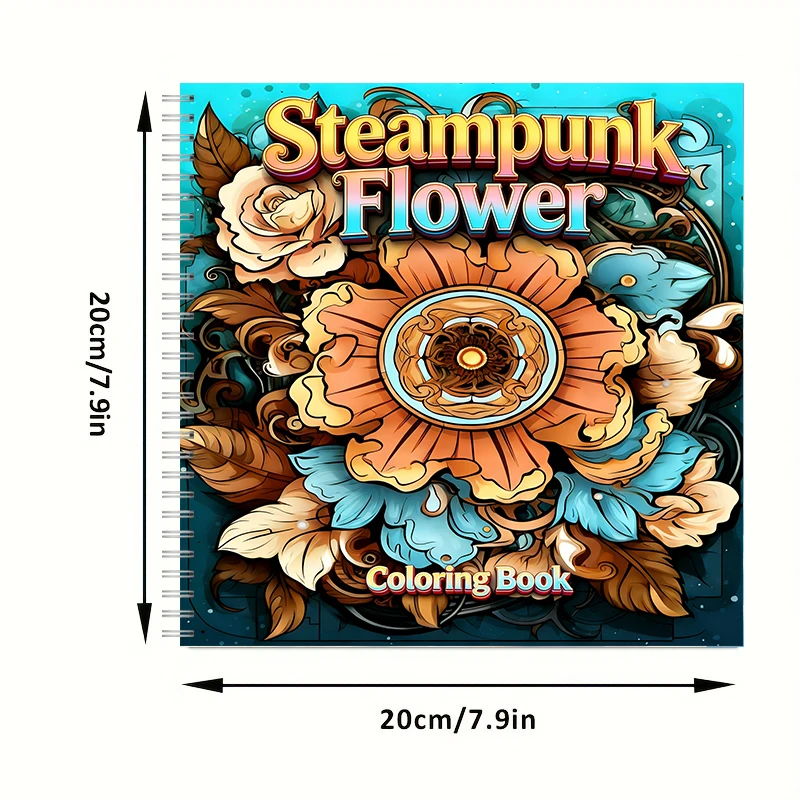Kleurboek Steampunk Bloemen vo - Chalk Bag recensie en prijs