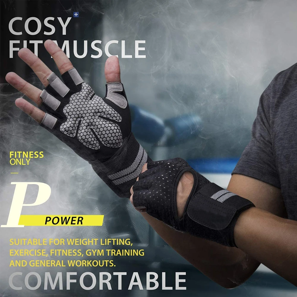 1 paar halve vinger gym fitnes - Weightlifting Gloves recensie en prijs